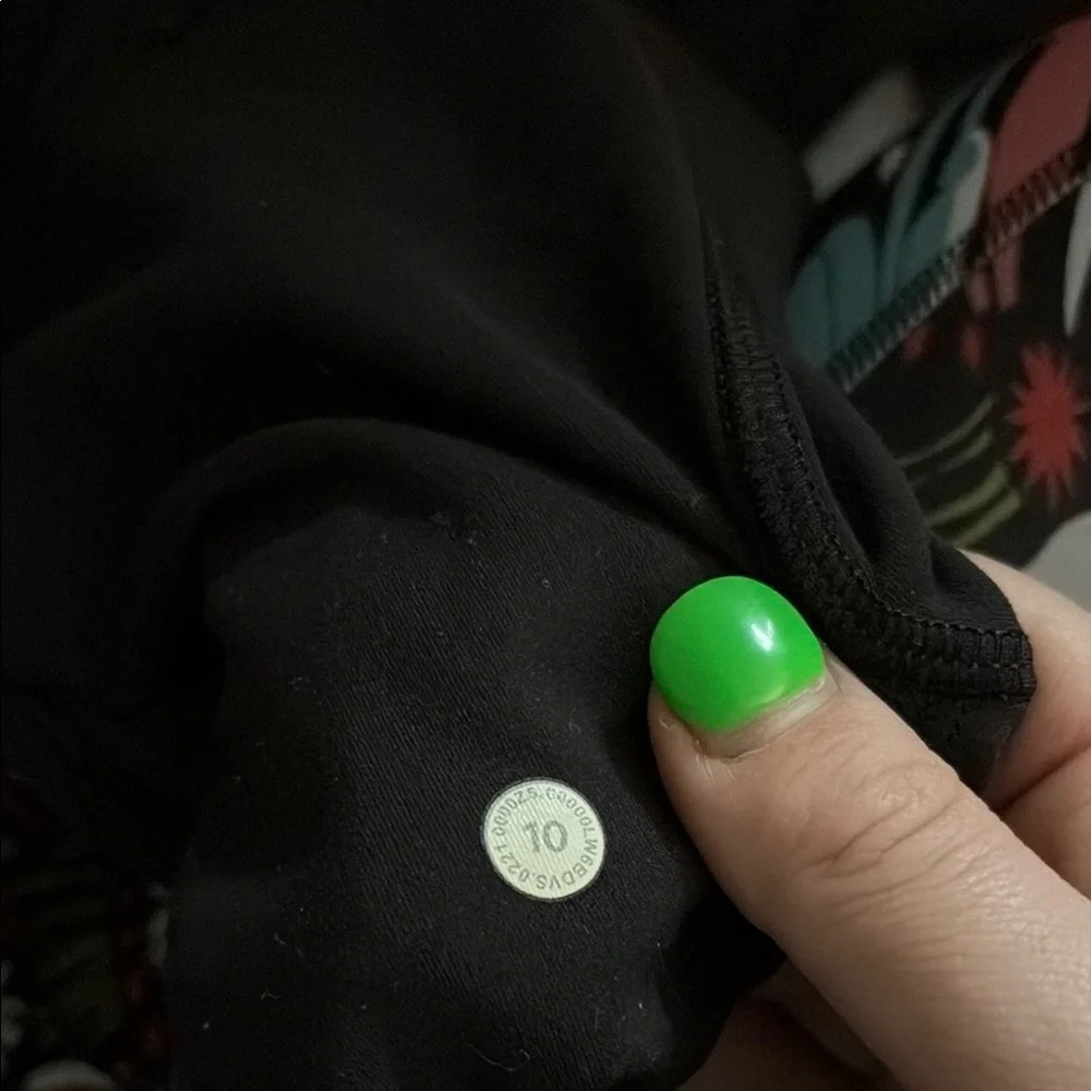 Lululemon Black High-Rise Crop Leggings - Picture 3 of 4